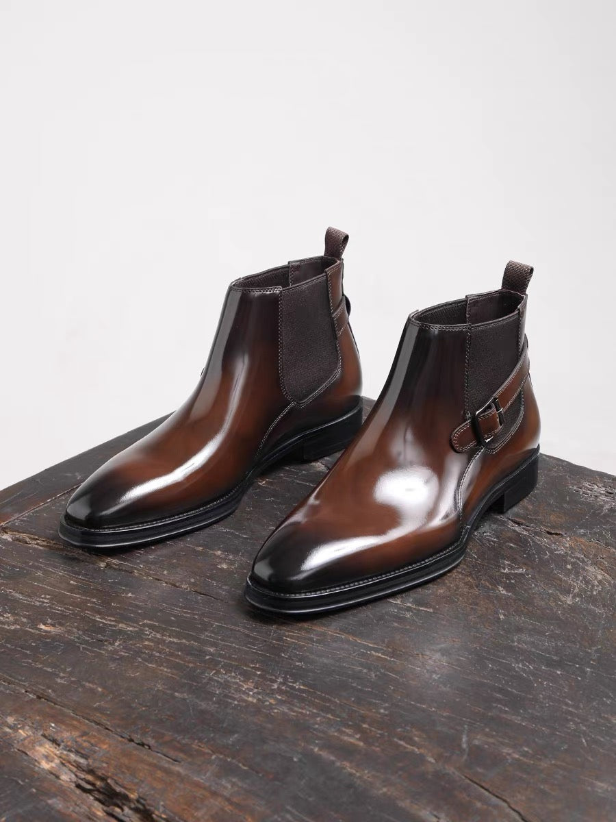 Genuine leather boots