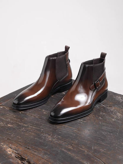 Genuine leather boots