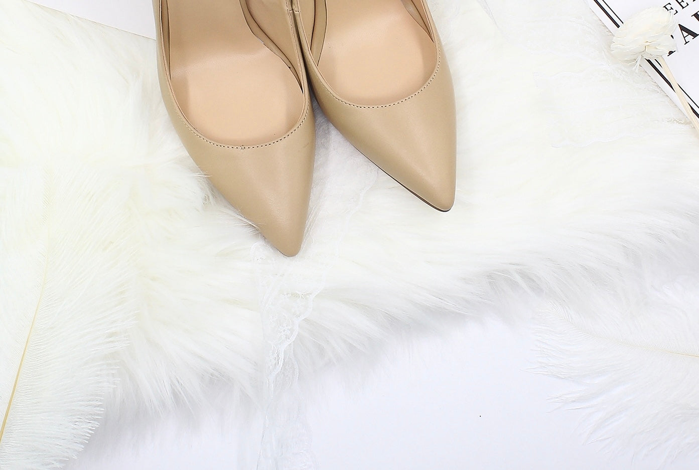 matte high heel