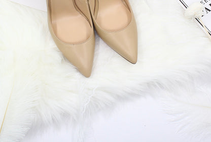 matte high heel