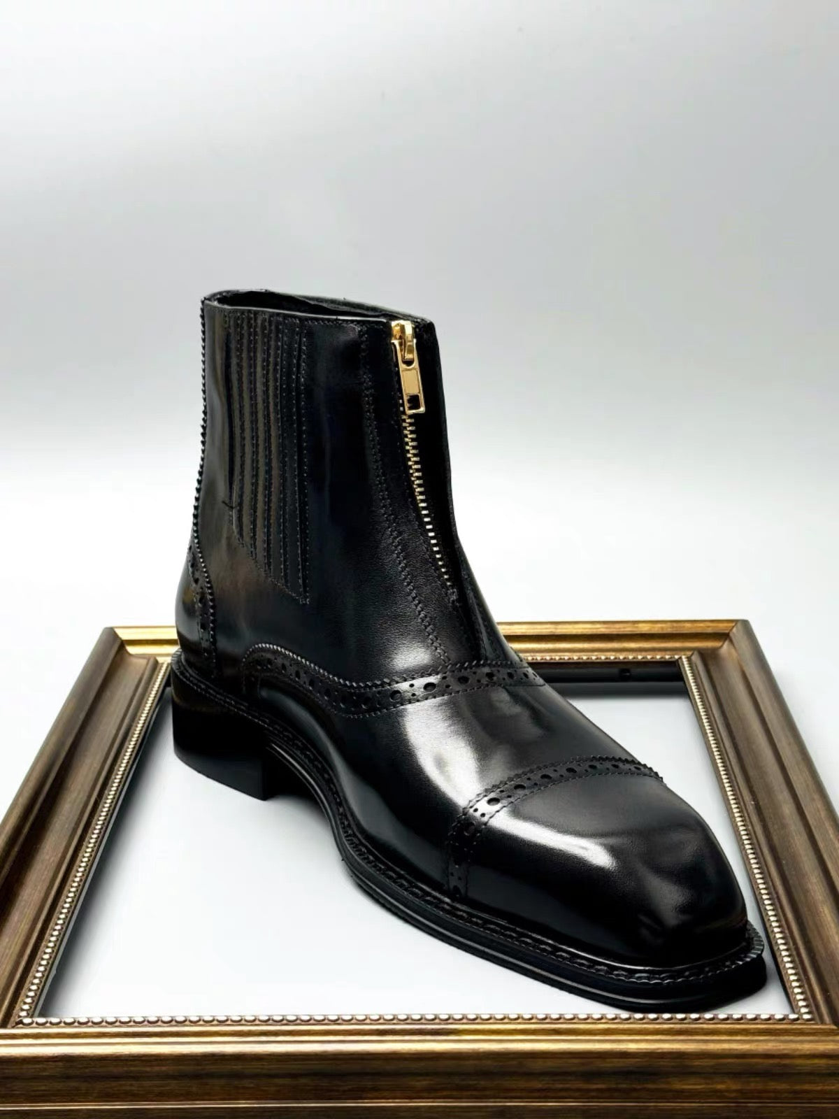 Zipper  boots