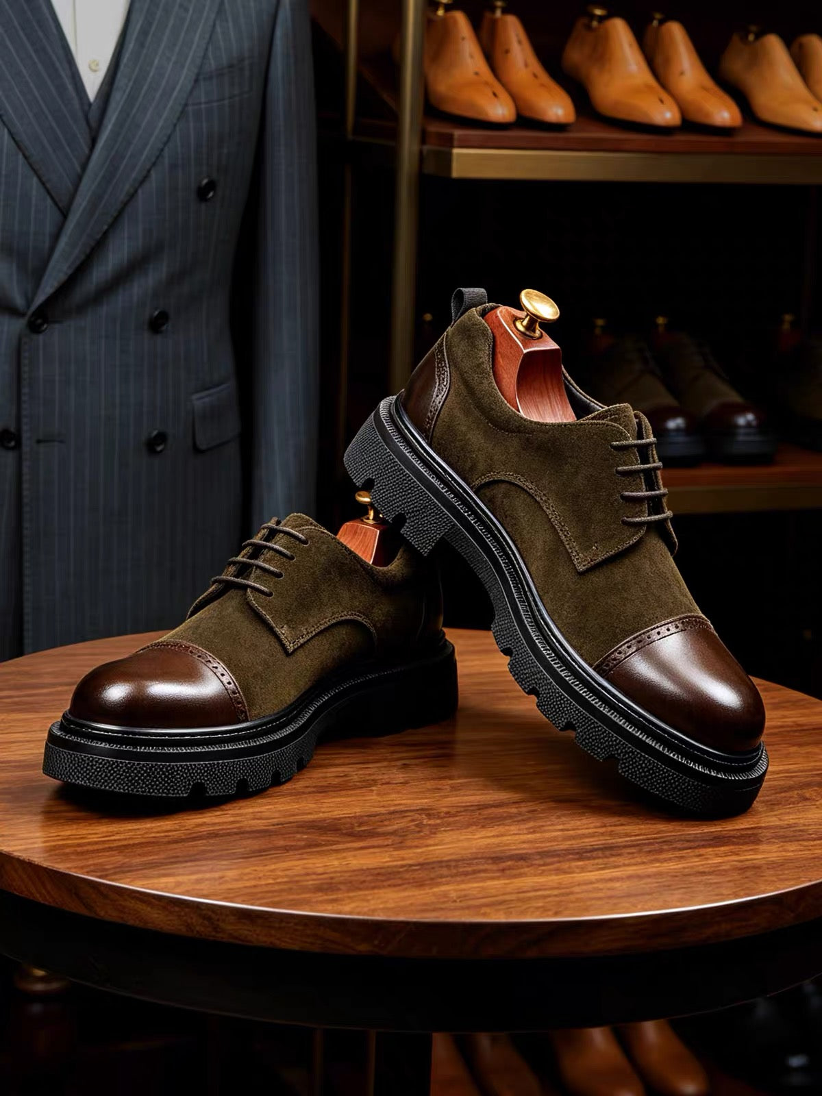 Leather Derby Shoes