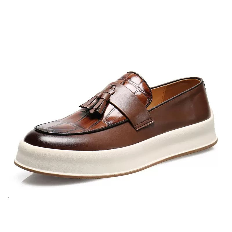 Tassel smart loafers