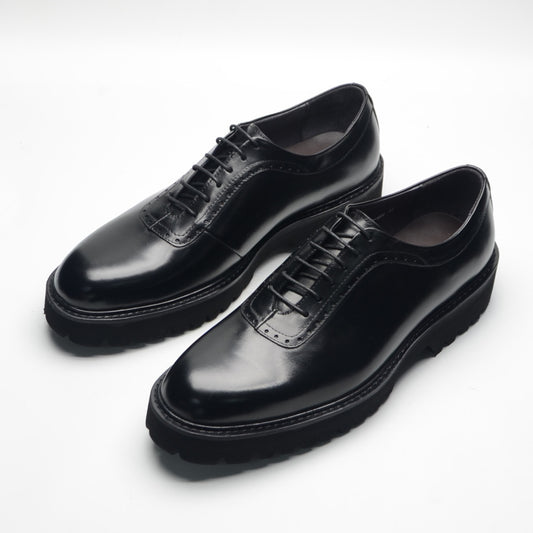 Black loafers