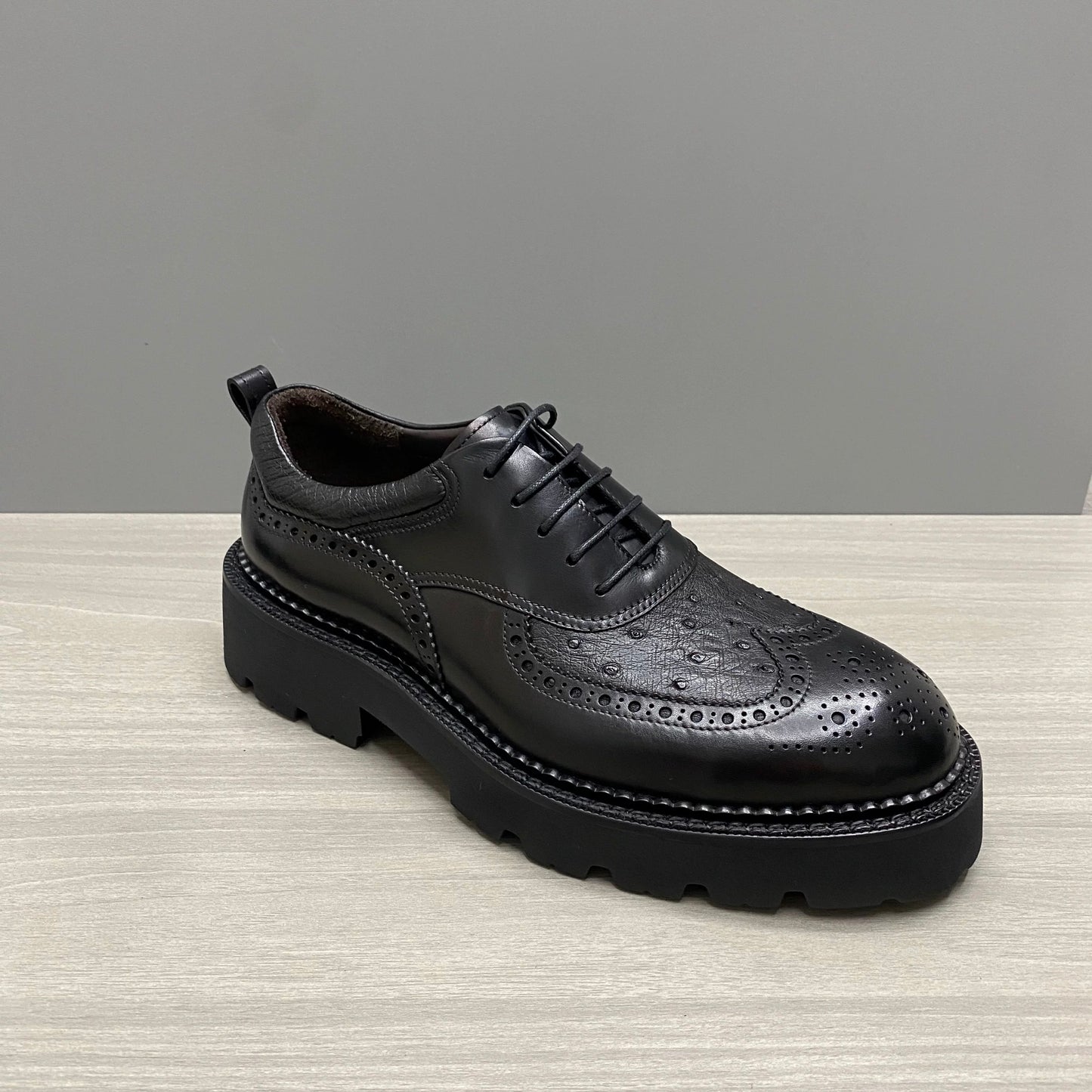 Brown loafers