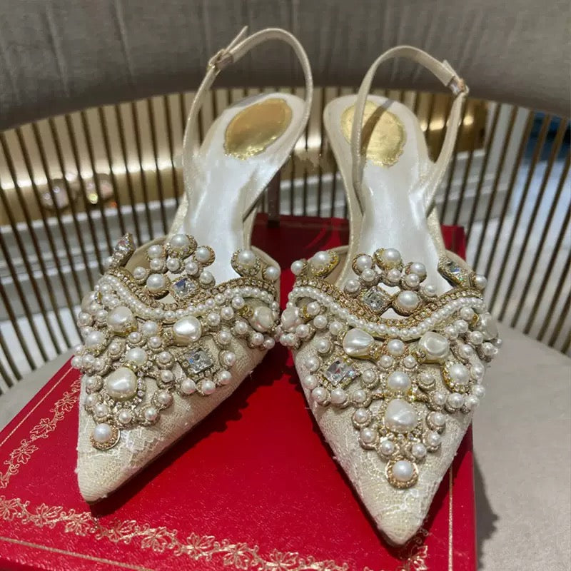 Bridal Sandal heel