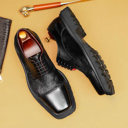 Two-Tone Derby Shoes