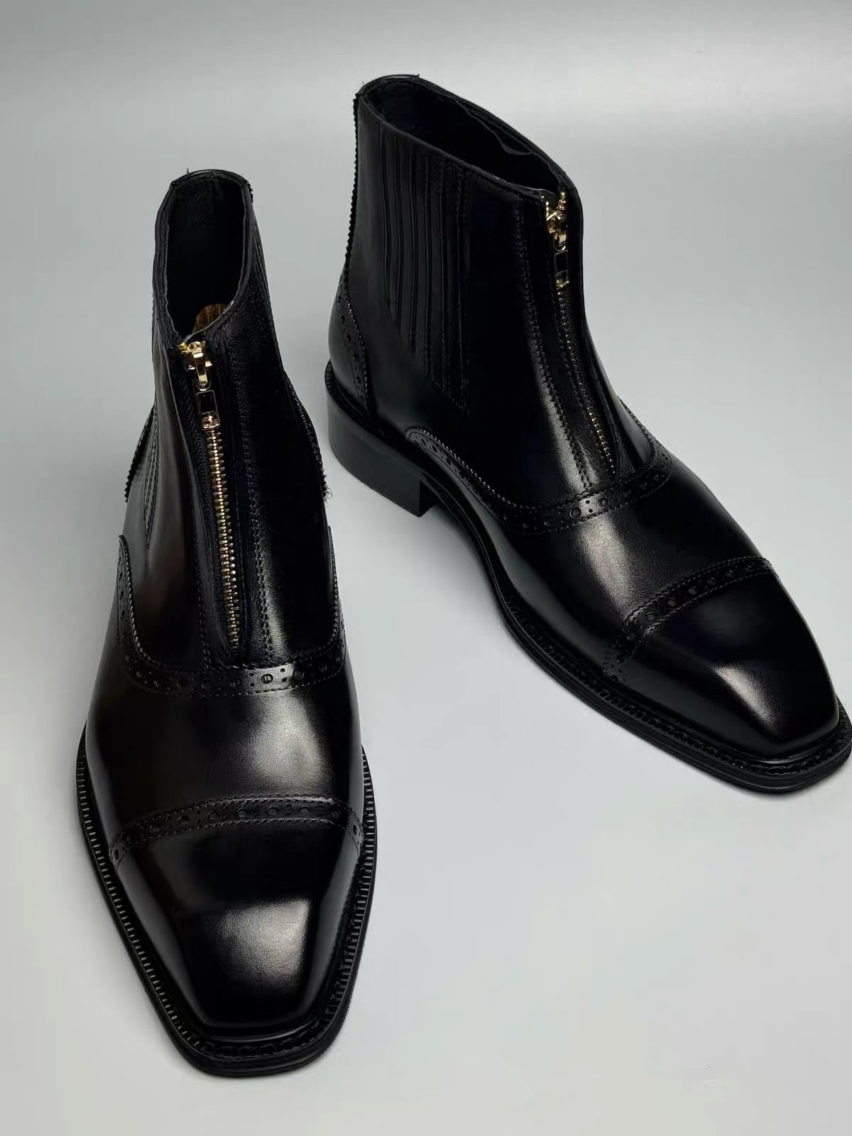 Zipper  boots