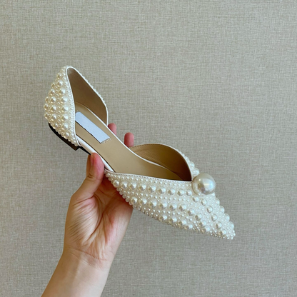 Sharp point pearls heel2