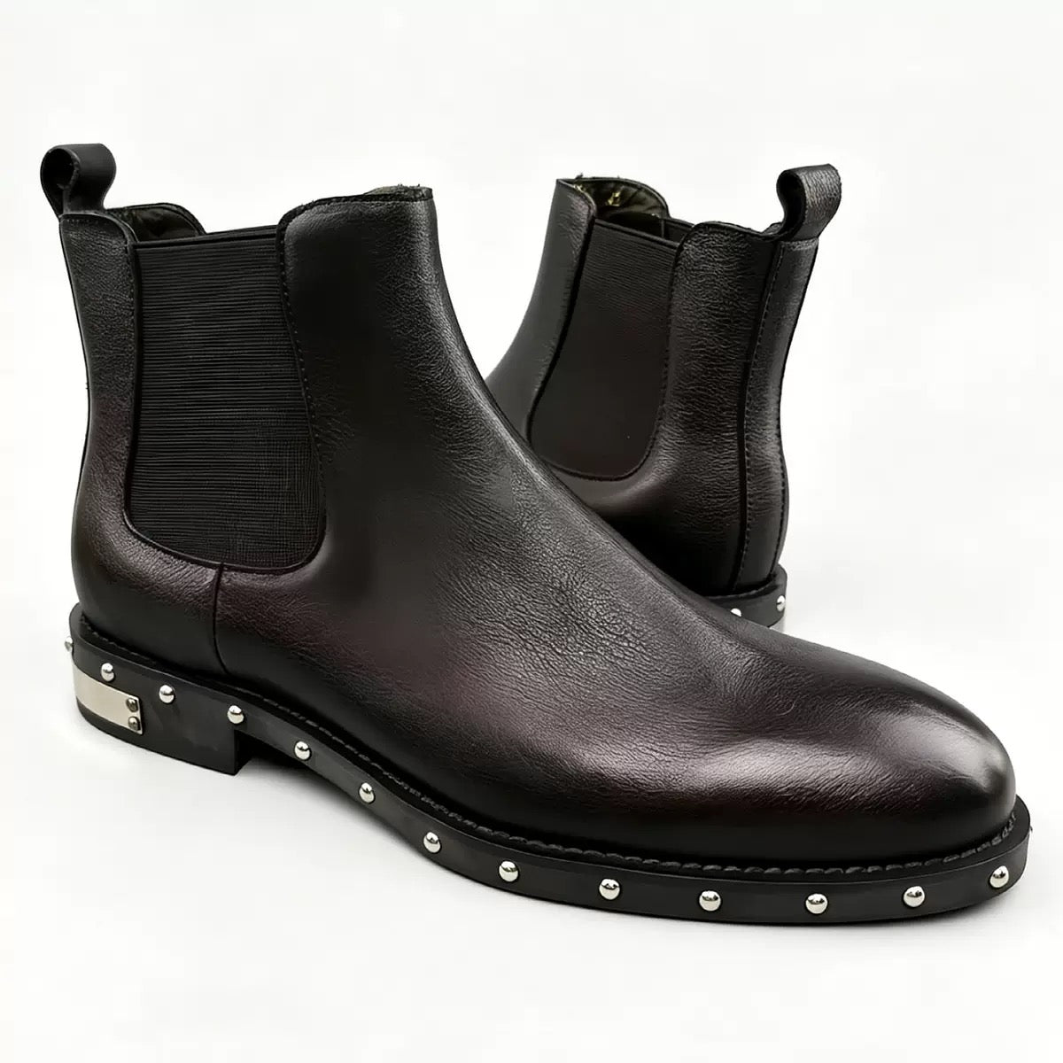 Metallic boots