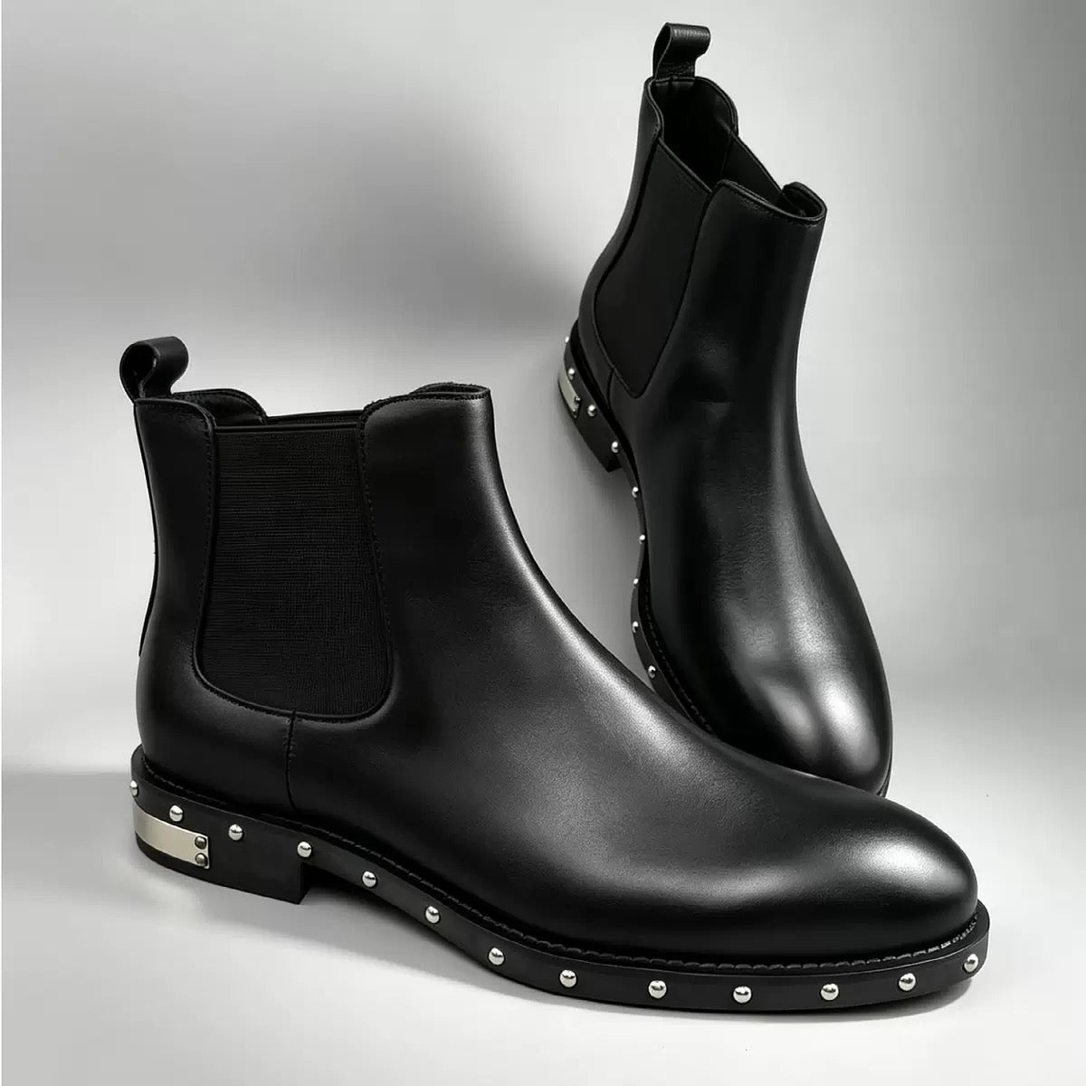 Metallic boots