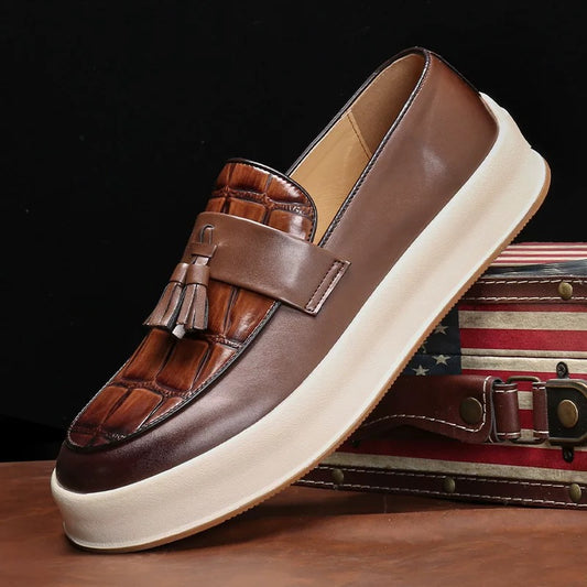 Tassel smart loafers