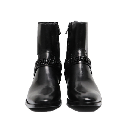 LEATHER CHELSEA BOOTS
