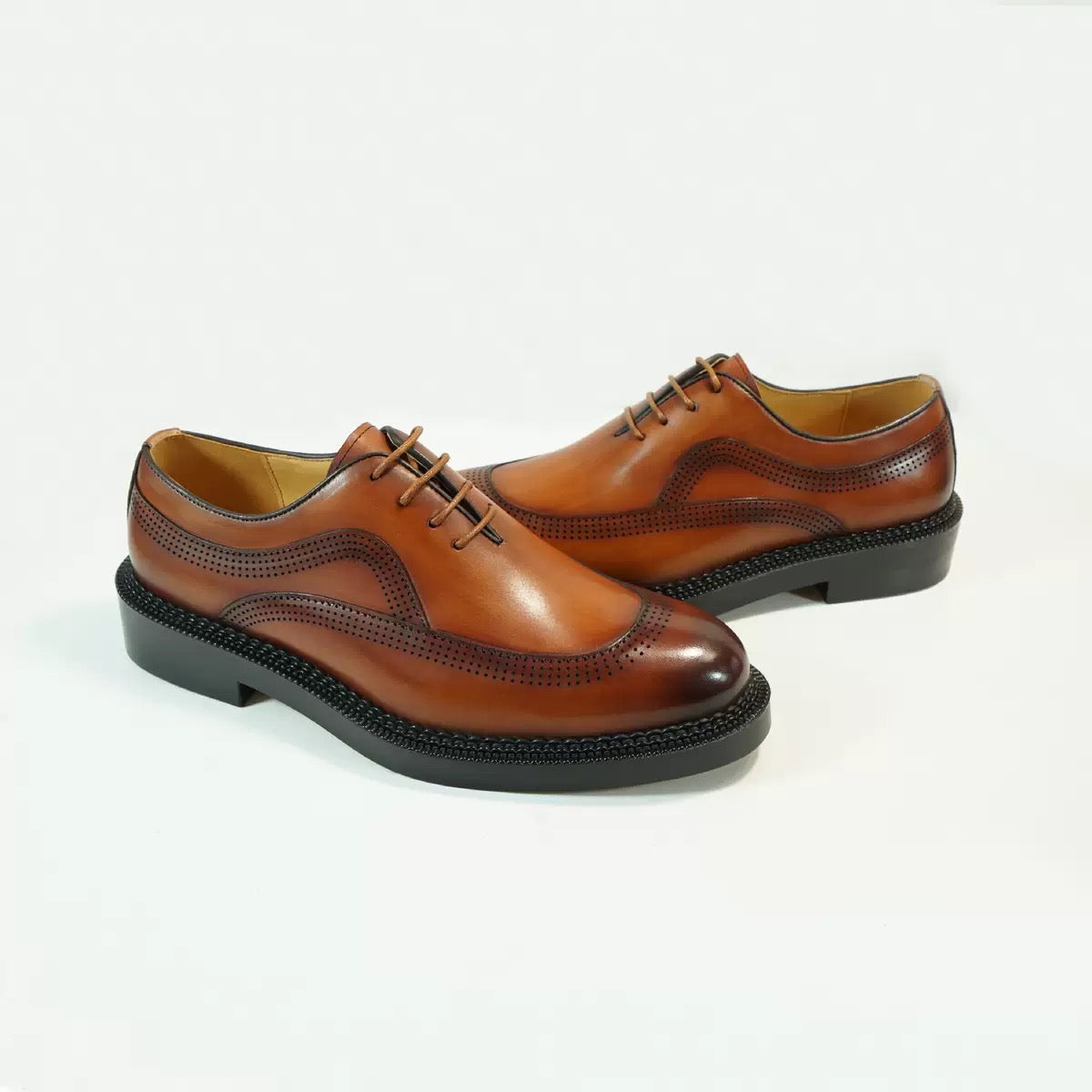 Formal brownie shoes
