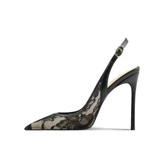 Lace heels