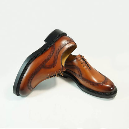 Formal brownie shoes