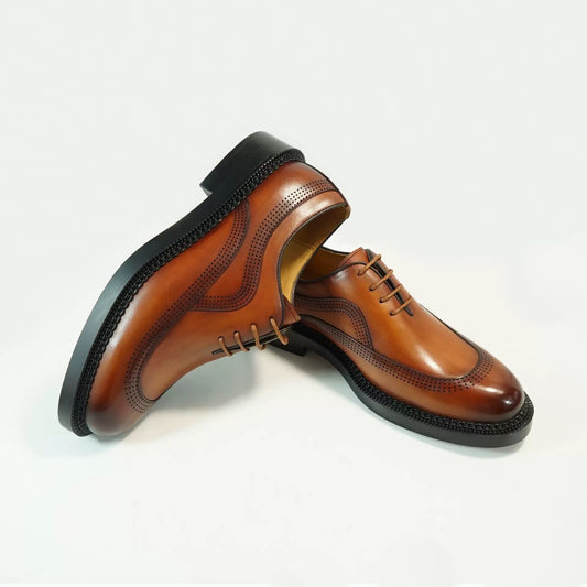 Formal brownie shoes