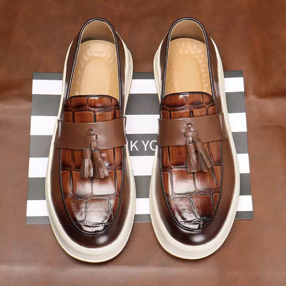 Tassel smart loafers