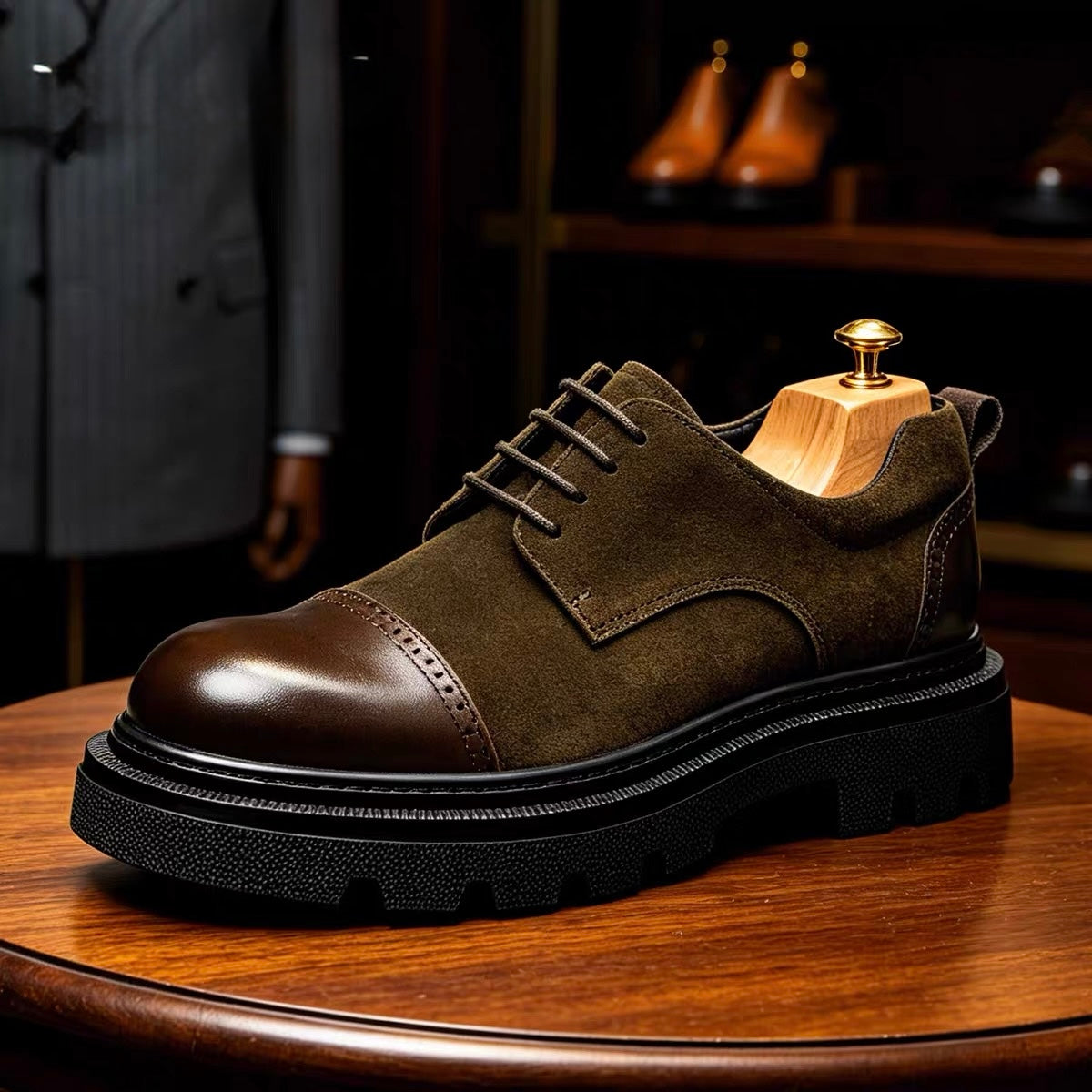 Leather Derby Shoes