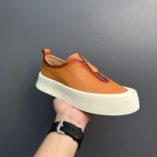 Brown sneaker shoes