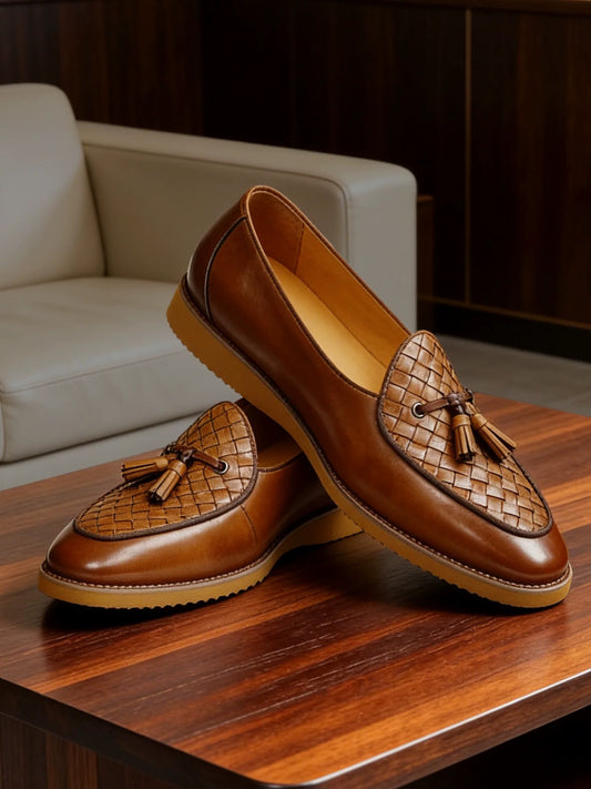 Modern tassel shoes