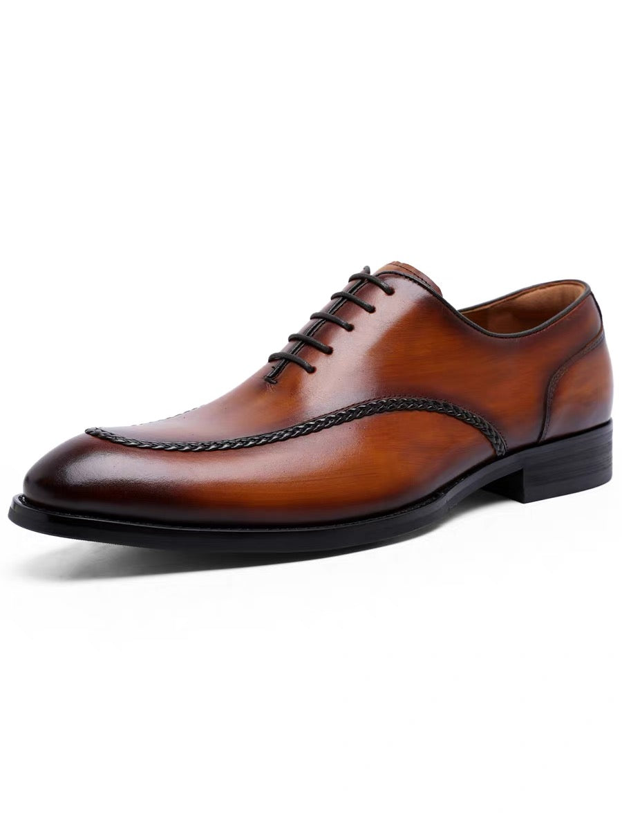 Brown formal shoes
