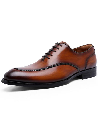 Brown formal shoes