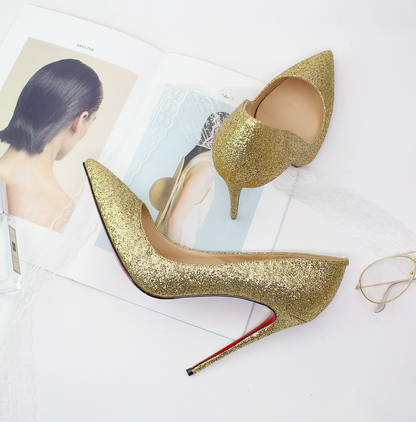Shimmering heel