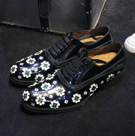 Floral loafers