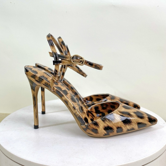 Animal print stiletto