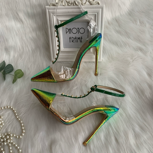 Green stiletto
