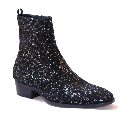 Glitter Chelsea boots