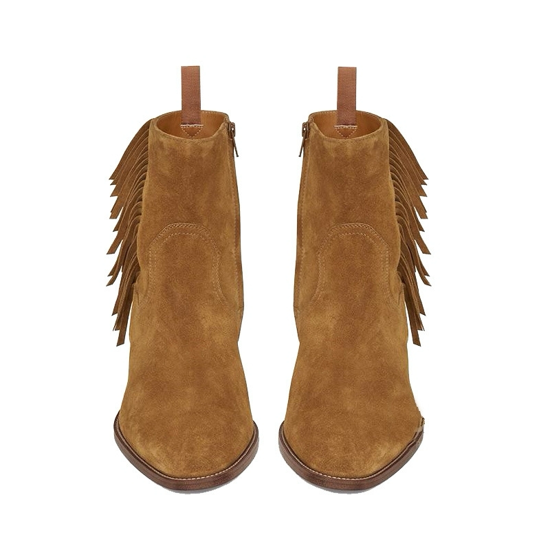 Tassel Chelsea boots