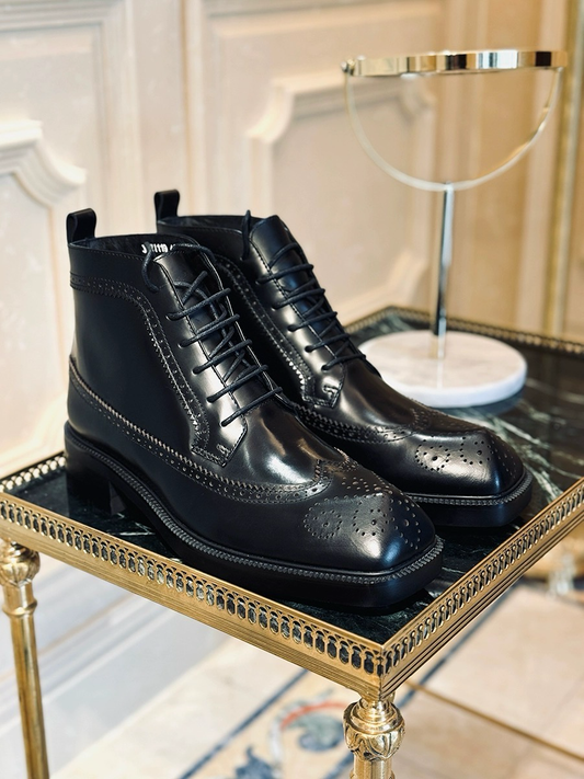 Black Leather Boots