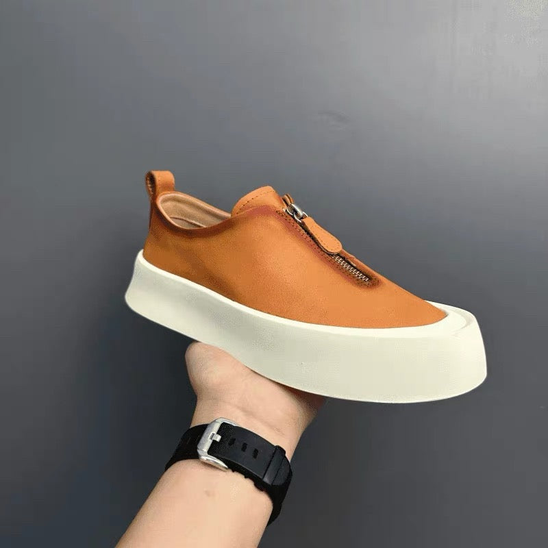 Brown loafers