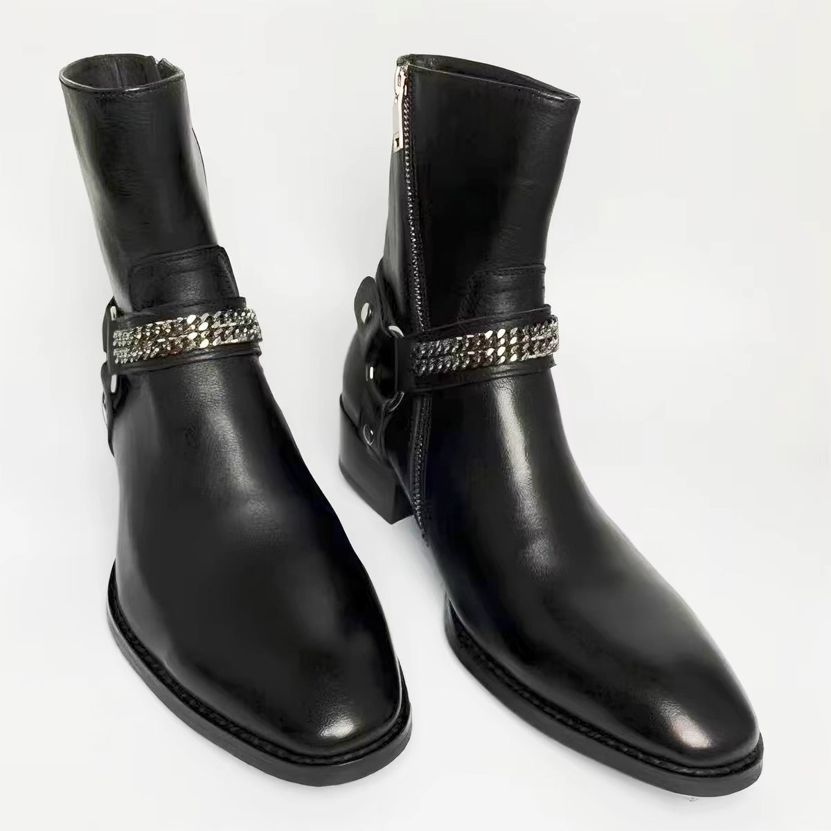 Chelsea leather boots