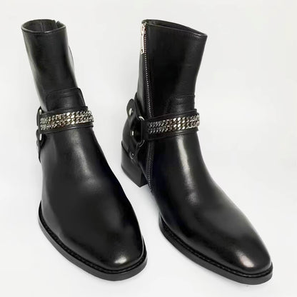Chelsea leather boots