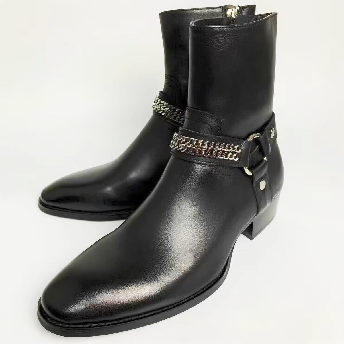 Chelsea leather boots