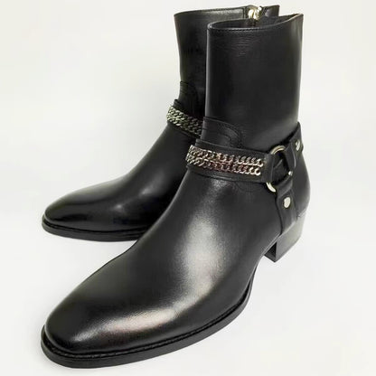 Chelsea leather boots