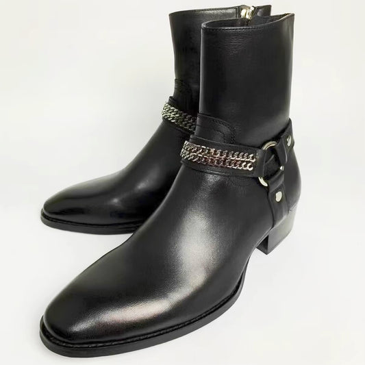 Chelsea leather boots