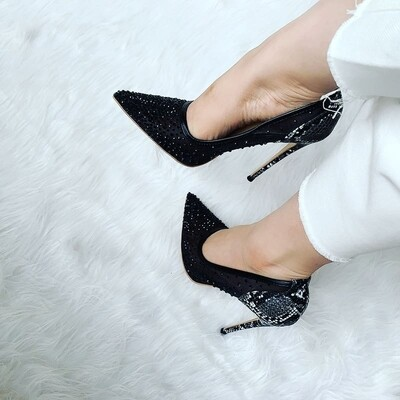 Black animal skin